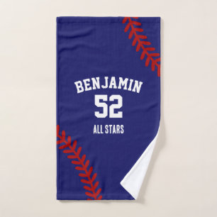 serviette de sport de baseball, serviette de bain
