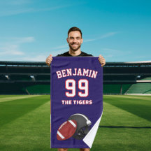 serviette de sport de football américain, serviett