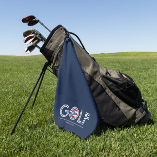 Serviette de sport drapeau de golf de Porto Rico