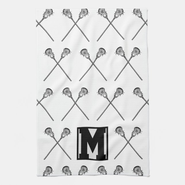 Serviette de sport personnalisée de crosse (Vertical)