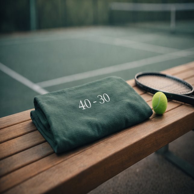 Serviette de tennis 40–30 – Édition Joueur (Créateur téléchargé)