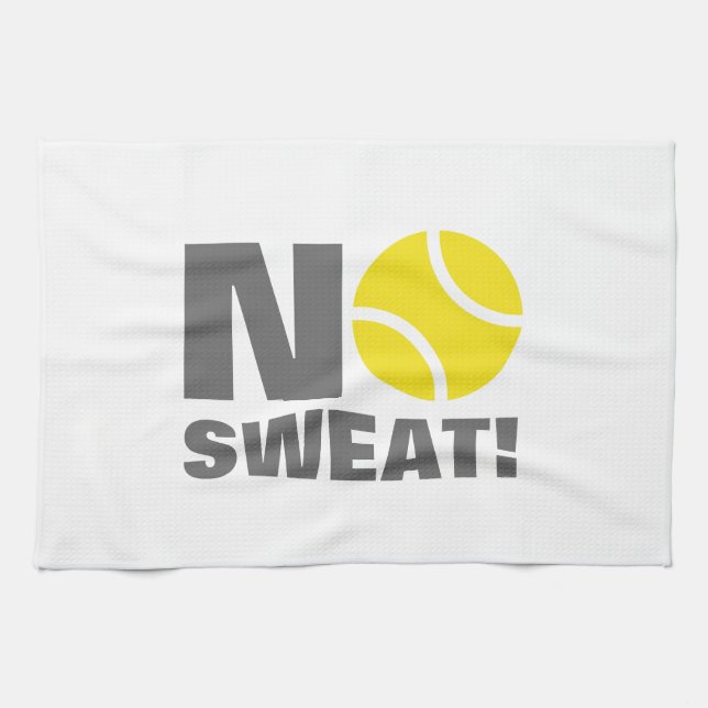 Serviette de tennis | Pas de sueur ! (Horizontal)