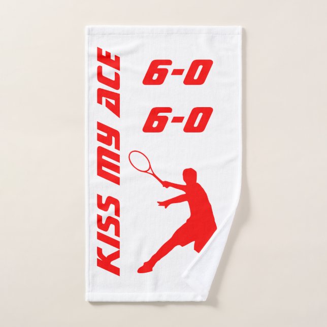 Serviette de tennis pour fan et joueur dur (Serviette à main)
