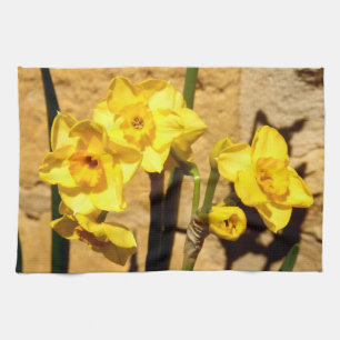 Serviette de thé à fleurs Jonquil