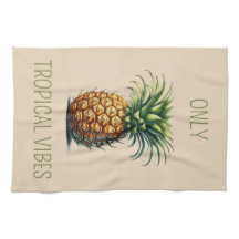 Serviette de thé à l'ananas "Uniquement des Vibes