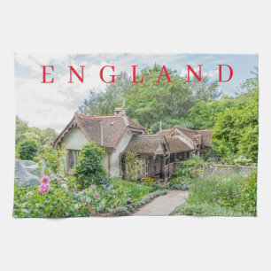 Serviette de thé anglaise cottage