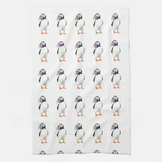 Serviette de thé au Puffin