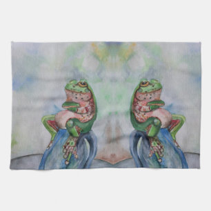 Serviette de thé de dessin de gardien de graine de