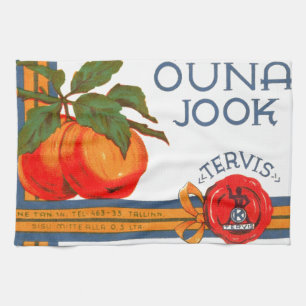 Serviette de thé de jus de pomme