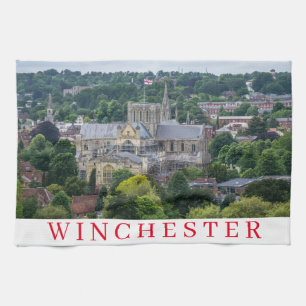 Serviette de thé de la cathédrale de Winchester