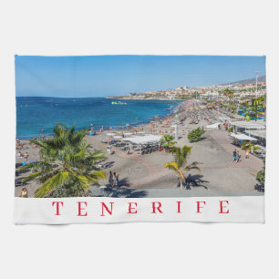 Serviette de thé de la plage de Tenerife