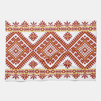 Serviette de thé en coton imprimée broderie ukrain