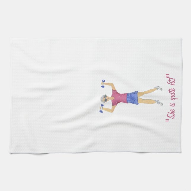 serviette de thé fitness (Horizontal)