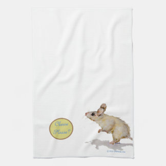 Serviette de thé mignonne de cuisine de souris