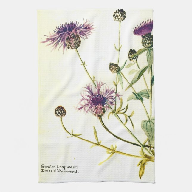 Serviette de thé Nature Notes par Edith Holden (Vertical)