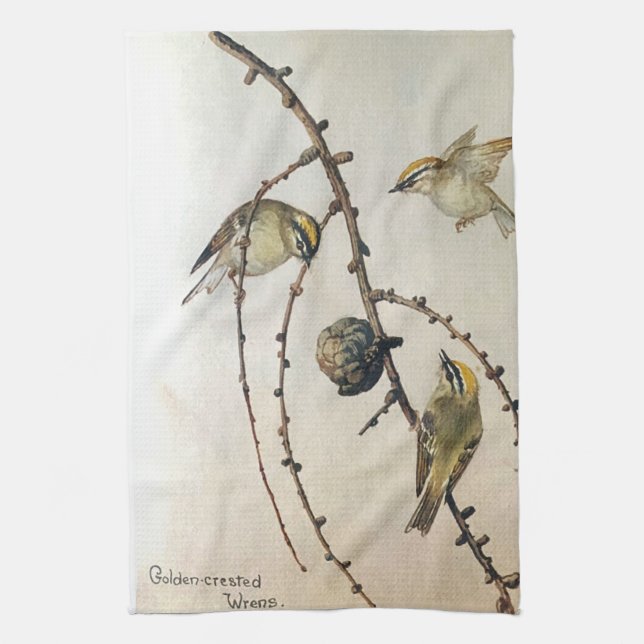 Serviette de thé Nature Notes par Edith Holden (Vertical)