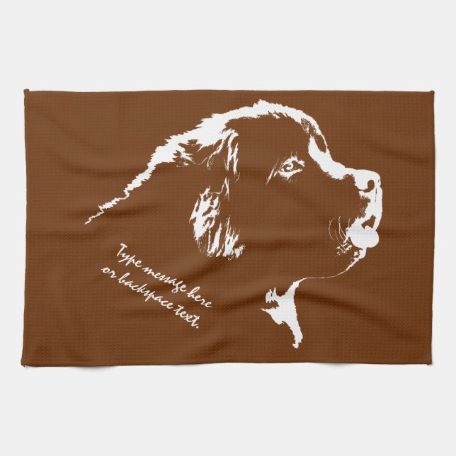Serviette de thé personnalisée par serviette de (Horizontal)