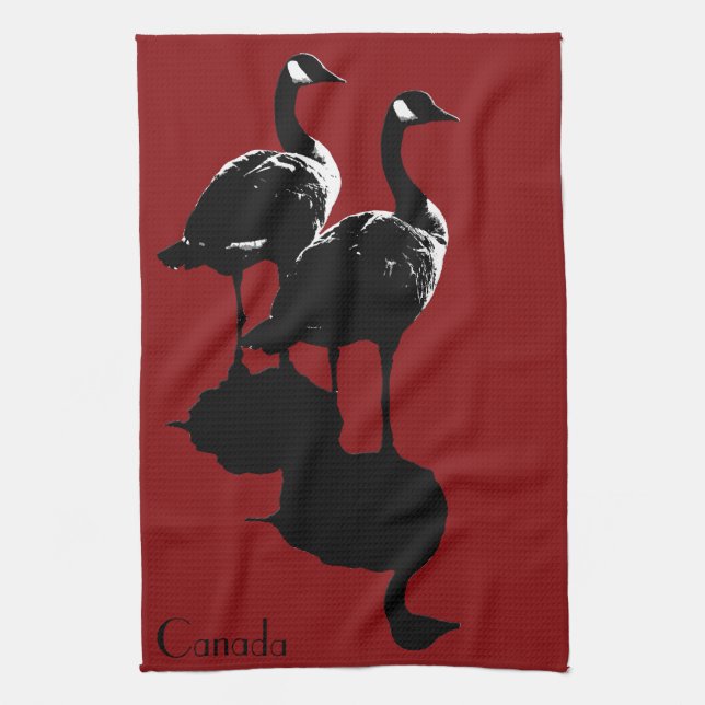 Serviette de thé personnalisée par serviette d'oie (Vertical)