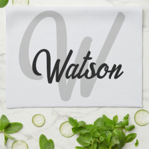 Serviette de thé personnalisée, Serviette de plat