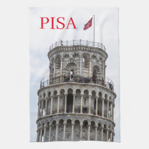 Serviette de thé Pisa Leaning Tower