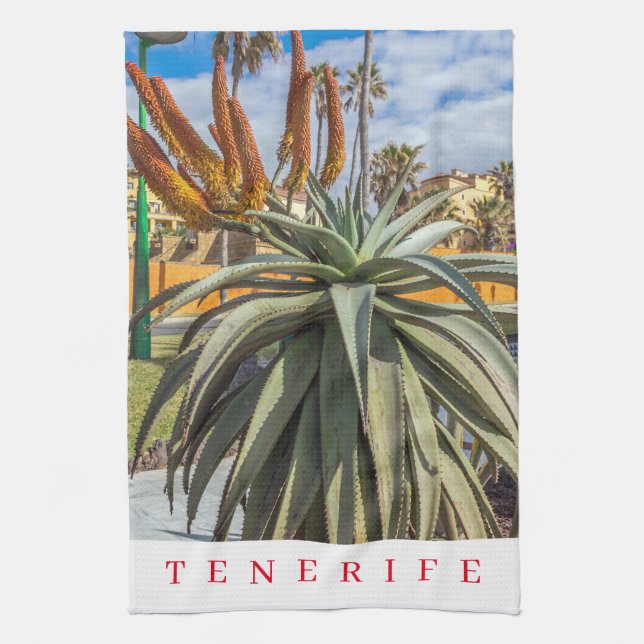Serviette de thé Tenerife Aloe Vera (Vertical)