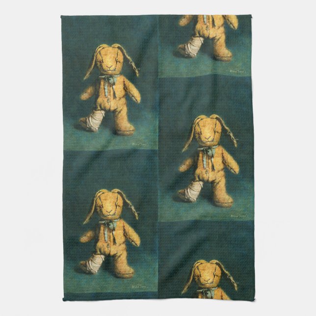 Serviette de thé Zombie Bunny (Vertical)