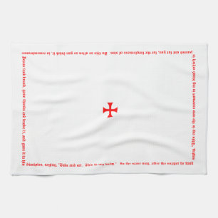 Serviette de tissu de communion