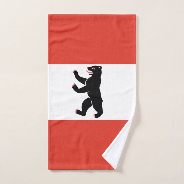 Serviette de toilette du drapeau de Berlin (Serviette à main)