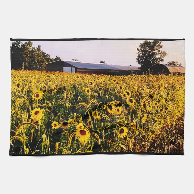 serviette de toilette SUNFLOWER PATCH (Horizontal)
