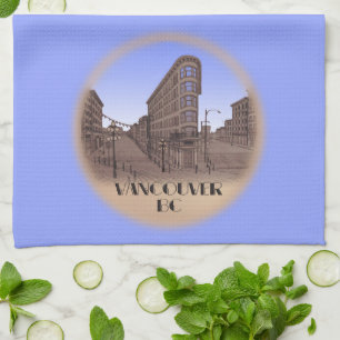 Serviette de Vancouver Gastown Art Souvenir Essuie