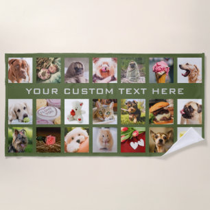 Serviette de VOTRE plage faite sur commande de