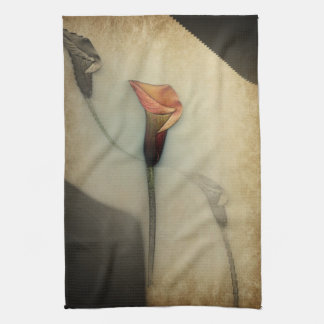 Serviette de zantedeschia