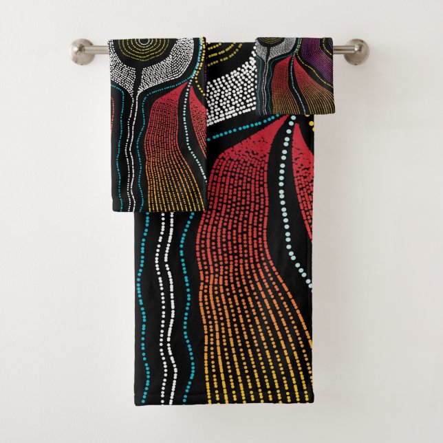 Serviette Design-2 autochtone (En situation)