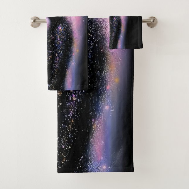Serviette Diva Cosmique Lueur Stellaire (En situation)