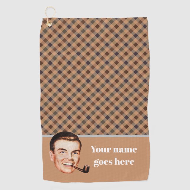 Serviette dorée de Dick (Devant)