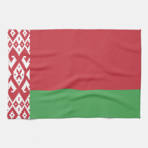 Serviette drapeau patriotique biélorusse