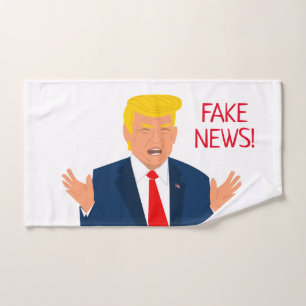 Serviette drôle dessin animé Donald J Trump