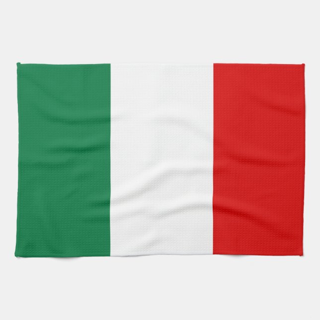 serviette du drapeau italien (Horizontal)