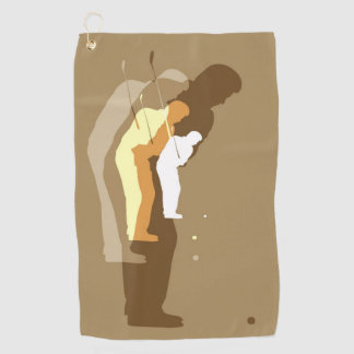 Serviette du golfeur "In the swing"