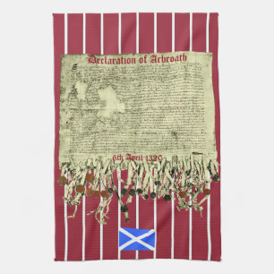 Serviette écossaise de la déclaration T d'Arbroa