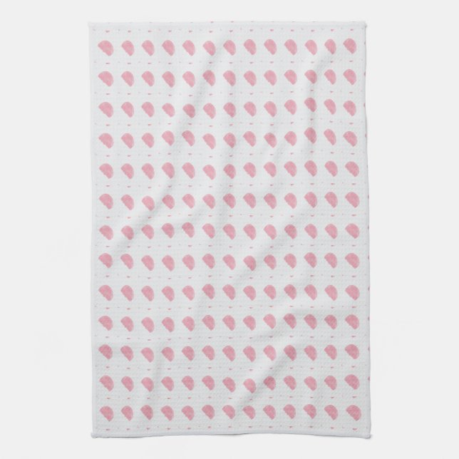 Serviette En Épais Rose (Vertical)