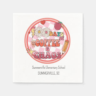 Serviette En Papier 100 Jours d'école Cent Jours 100e Super