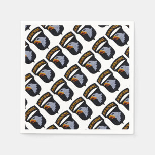 Serviette En Papier 101st Division Aéroportée d'ABN criant des