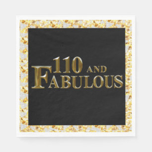 Serviette En Papier 110 Anniversaire 