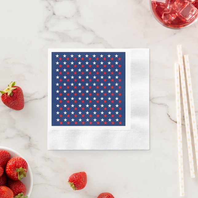 Serviette En Papier 14 juillet (En situation)