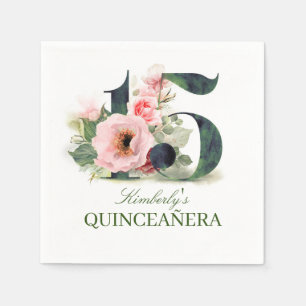 Serviette En Papier 15e anniversaire de Quinceanera
