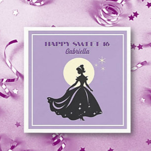 Serviette En Papier 16 ans! Bonne fête d'anniversaire