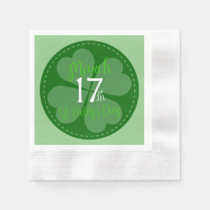 Serviette En Papier 17 mars Fête de la Saint-Patty