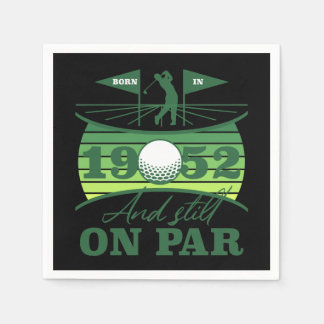 Serviette En Papier 1952 70e anniversaire de golf Lover