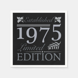Serviette En Papier 1975 Limited Edition 50e anniversaire